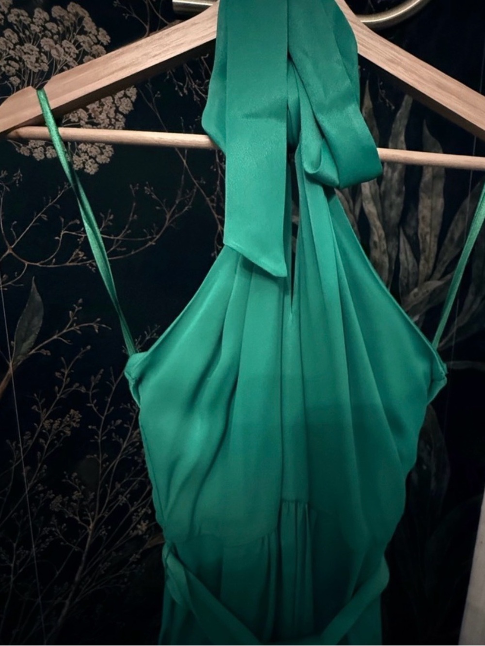 Reiss Green Halter Tie-Neck Women’s Dress size 2 ( fits like 4 see measurements)